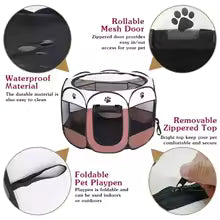 Corral Plegable Para Mascotas