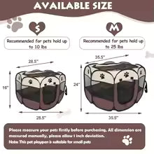 Corral Plegable Para Mascotas