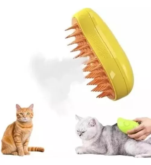 Cepillo Vapor Para mascotas  Quita pelo